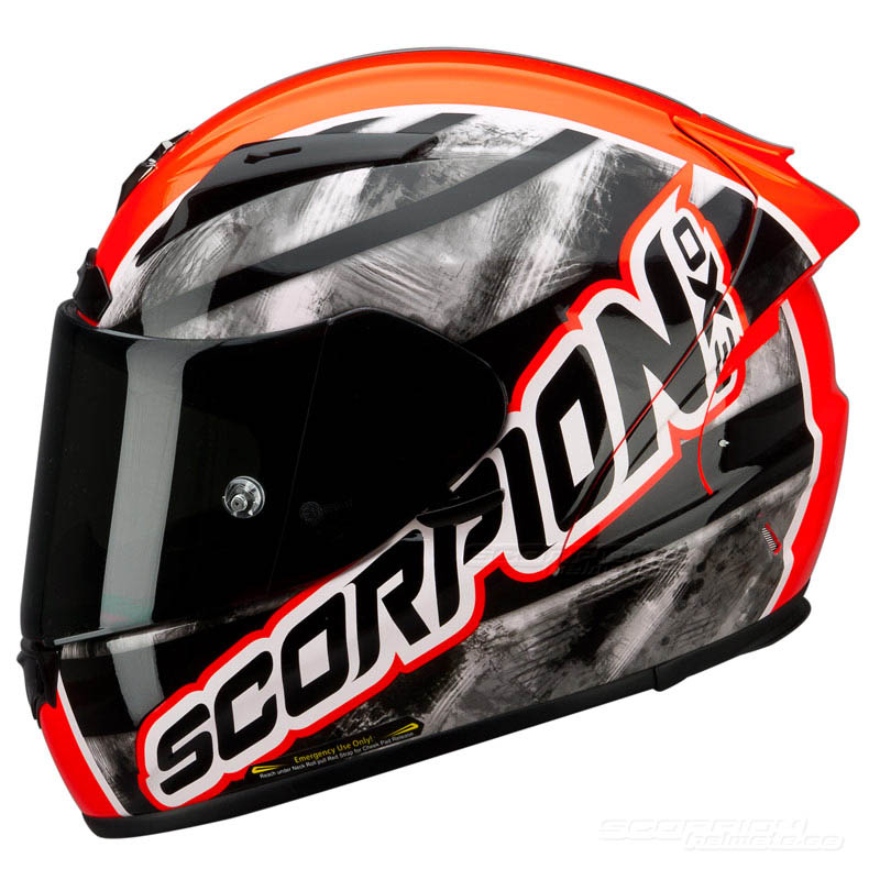 Scorpion EXO-2000 EVO Racehjlm (Sidewall) Rd