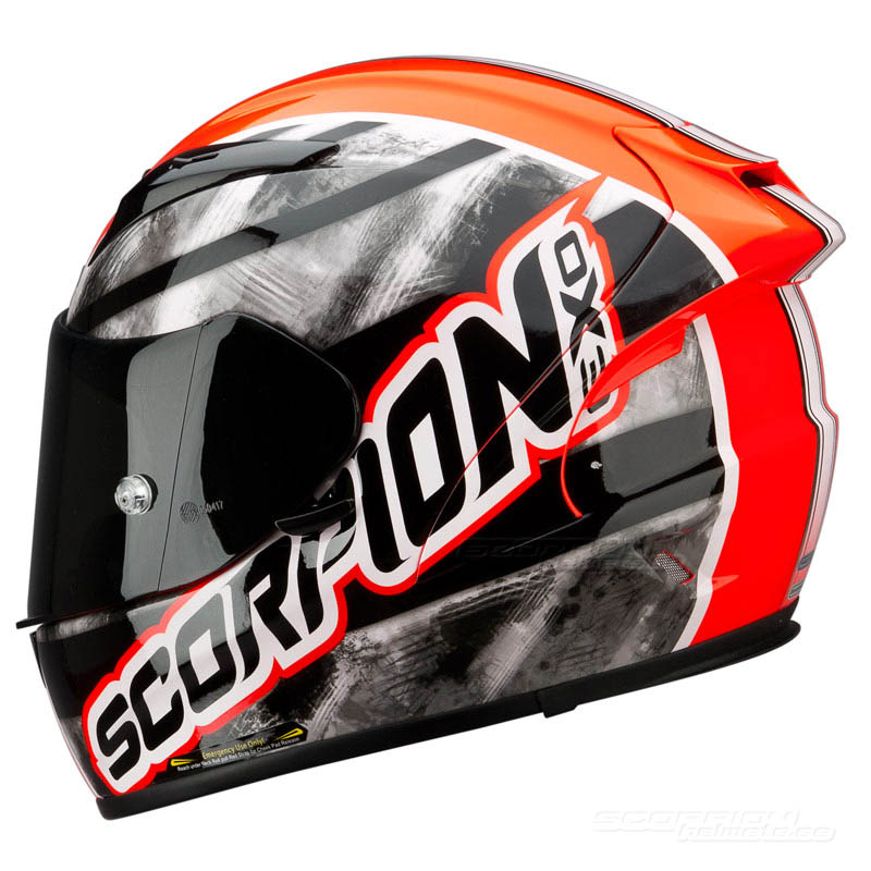 Scorpion EXO-2000 EVO Racehjlm (Sidewall) Rd