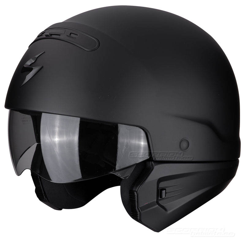 Scorpion EXO-COMBAT Streetfighter Hjälm (Solid) Mattsvart