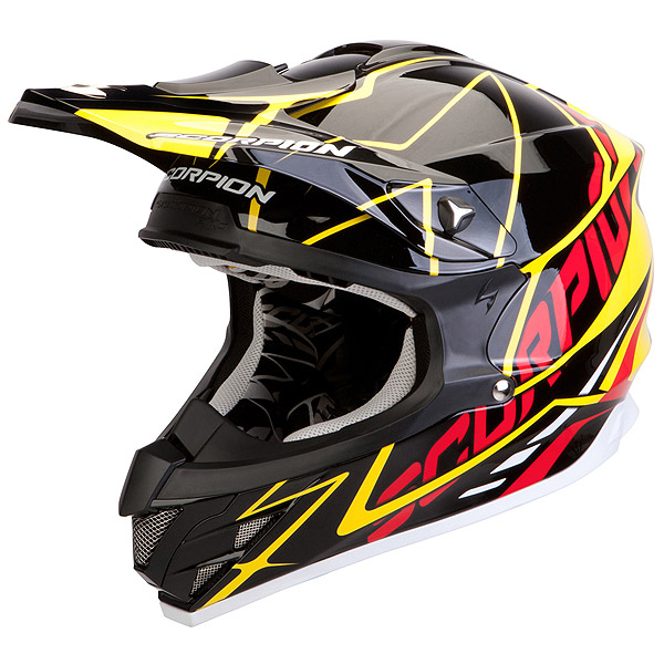 Scorpion VX-15 Mopedhjälm Cross (Sprint) (Sista storlekarna XS, S & M)