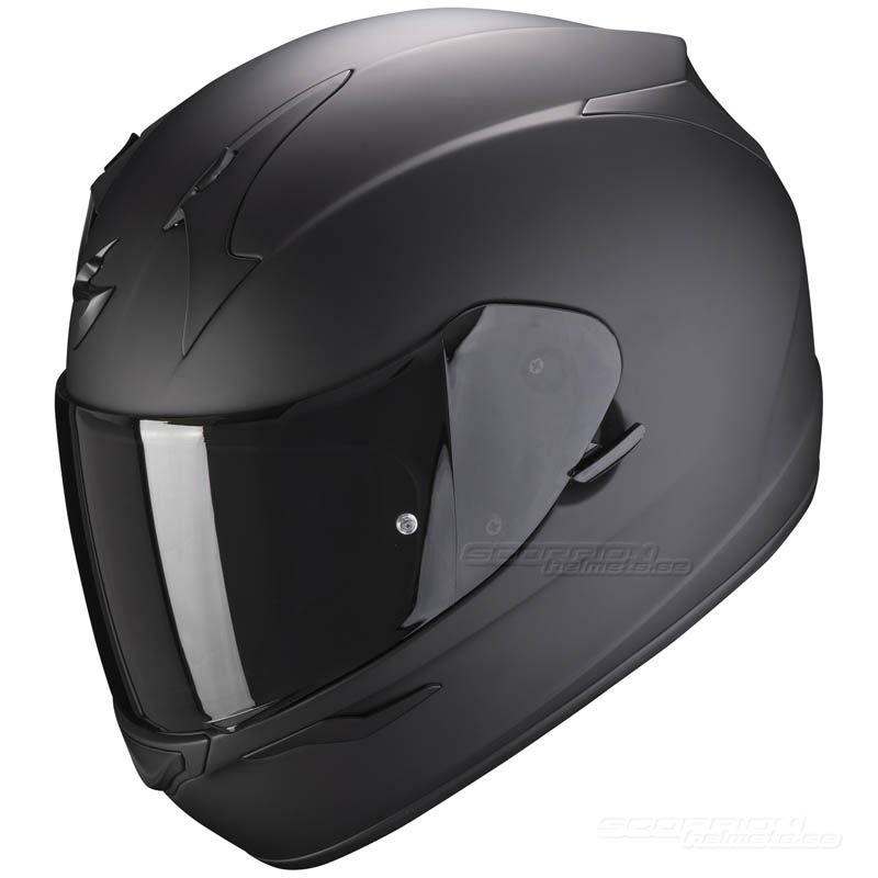 Scorpion EXO-390 Mopedhjälm (Mattsvart) (Sista storleken L)