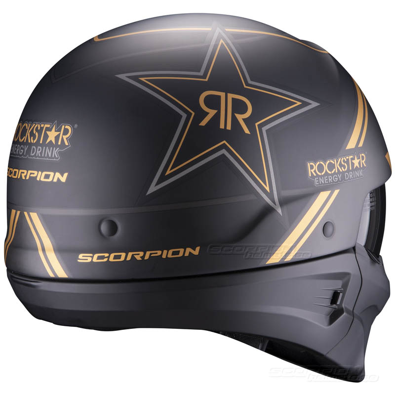 Scorpion EXO-COMBAT EVO Fighter Hjlm (Rockstar) Guld