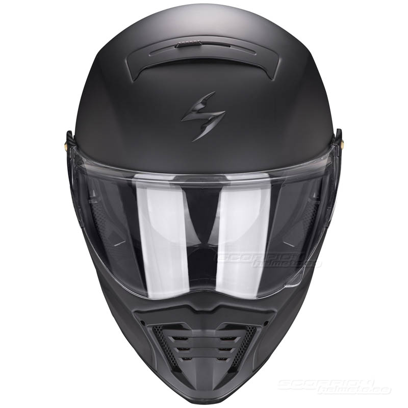 Scorpion EXO-HX1 Streetfighter MC-hjälm (Solid) Mattsvart