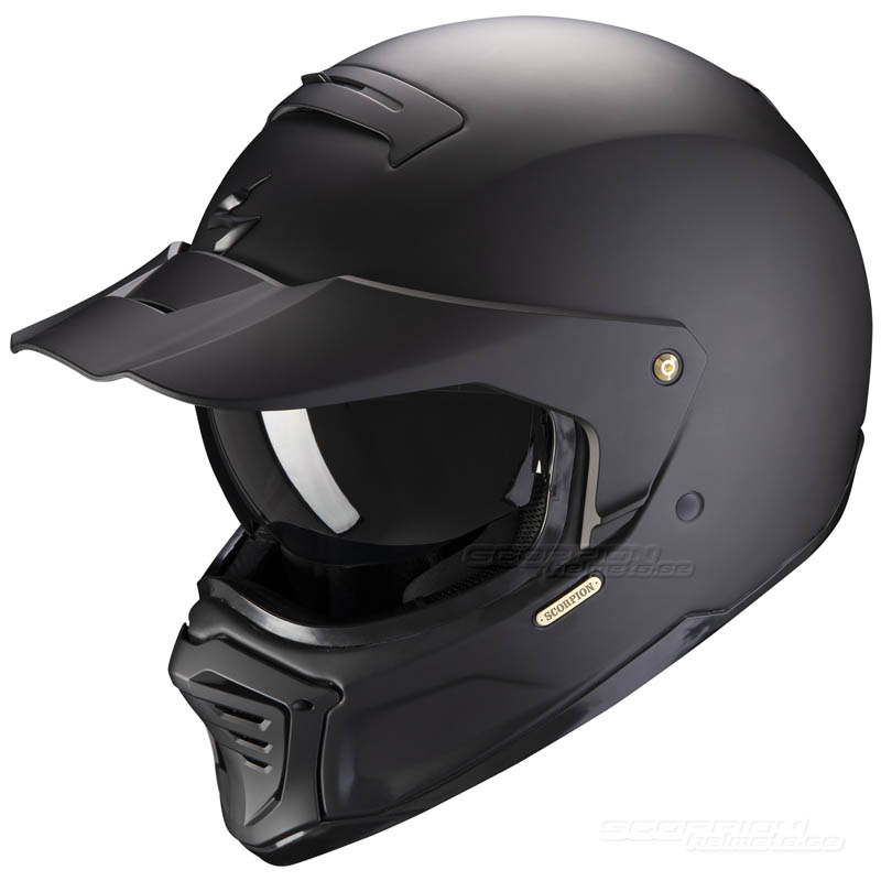 Scorpion EXO-HX1 Streetfighter MC-hjälm (Solid) Mattsvart