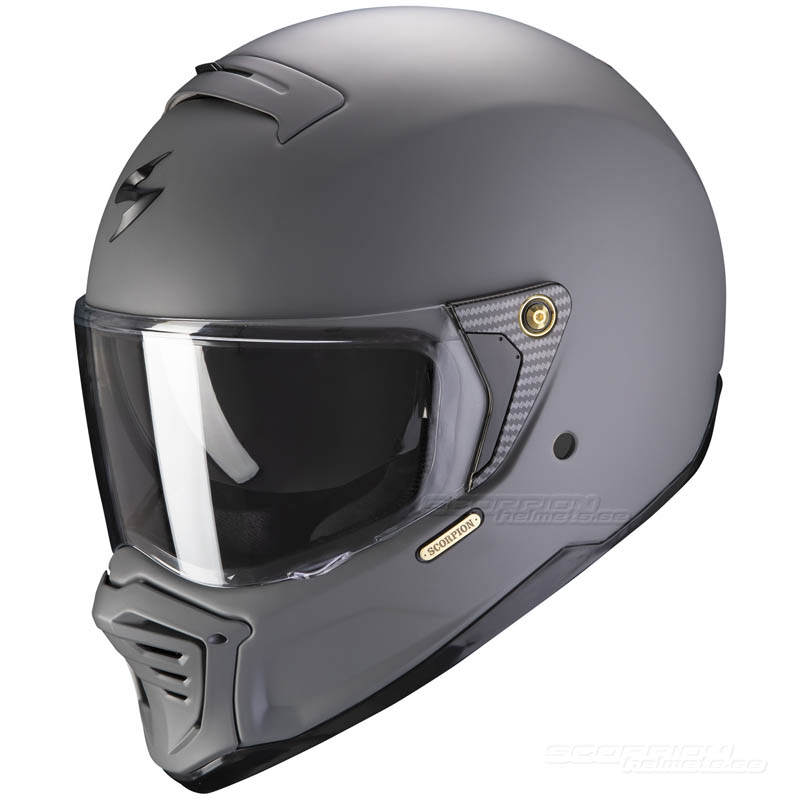 Scorpion EXO-HX1 Streetfighter MC-hjälm (Solid) Cementgrå
