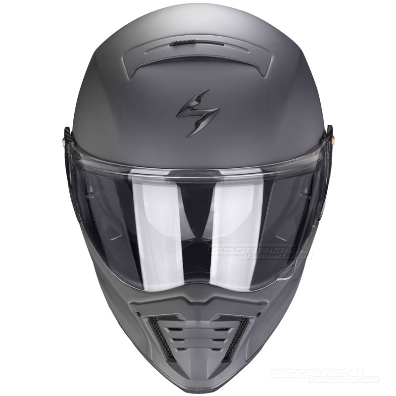 Scorpion EXO-HX1 Streetfighter MC-hjälm (Solid) Cementgrå