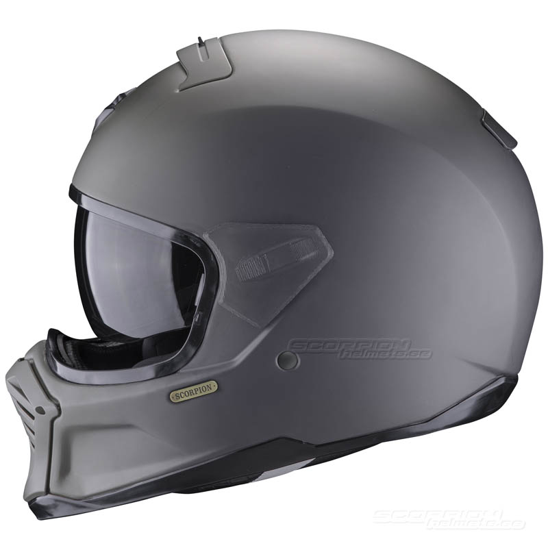 Scorpion EXO-HX1 Streetfighter MC-hjälm (Solid) Cementgrå