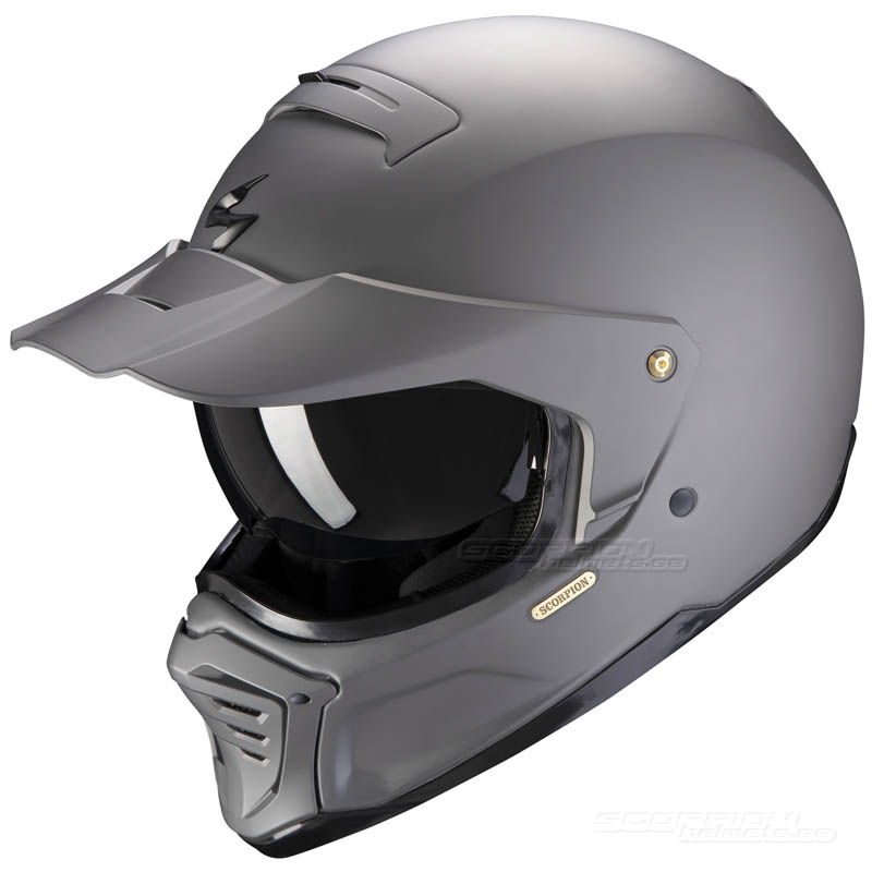 Scorpion EXO-HX1 Streetfighter MC-hjälm (Solid) Cementgrå