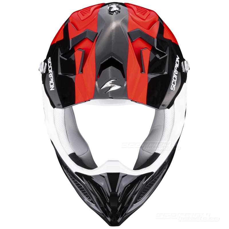 Scorpion VX-22 Motocrosshjälm (Attis) Svart, Röd