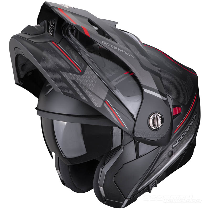 Scorpion ADX-2 Hjälm (Carrera) Mattsvart, Röd