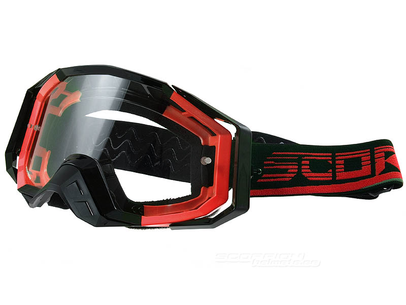 Scorpion Crossglasgon Goggles (E21) Rd, Svart