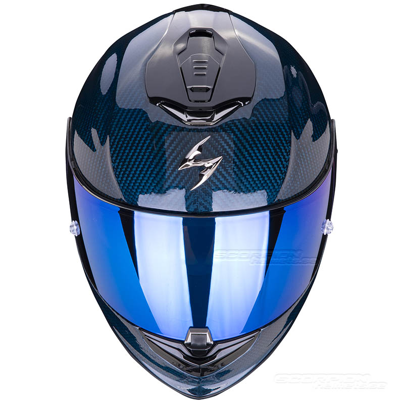 Scorpion EXO1400 EVO CARBON AIR (Solid) Blå Scorpionhelmets