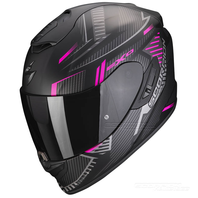 Scorpion EXO-1400 EVO AIR (Shell) Mattsvart-Rosa