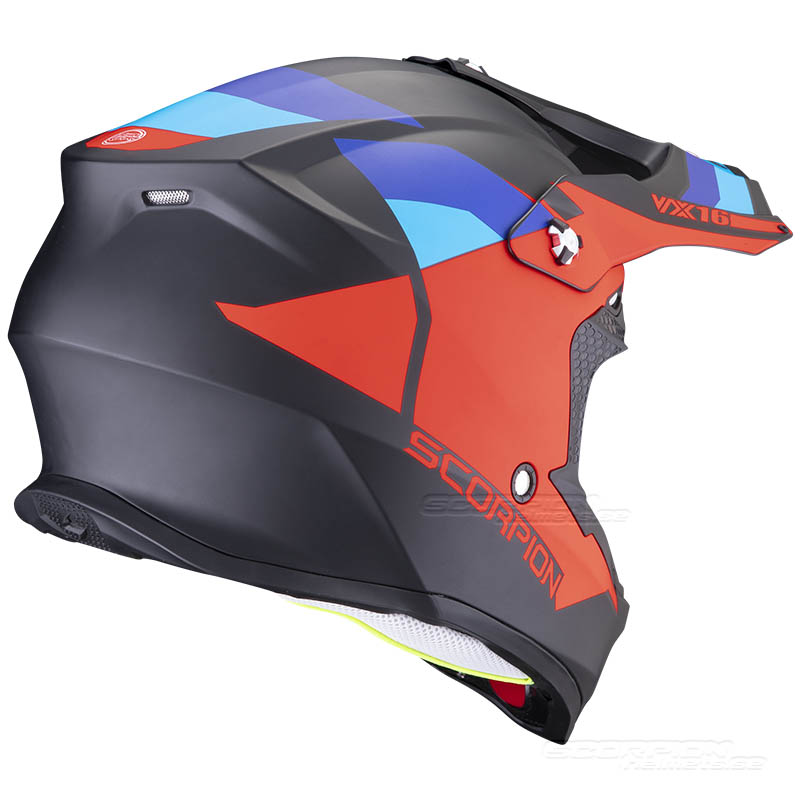 Scorpion VX-16 EVO AIR (Spectrum) Mattsvart-Röd-Blå