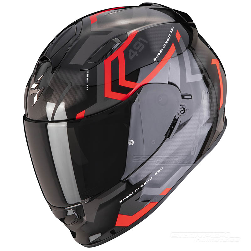 Scorpion EXO-491 (Spin) Svart-Röd