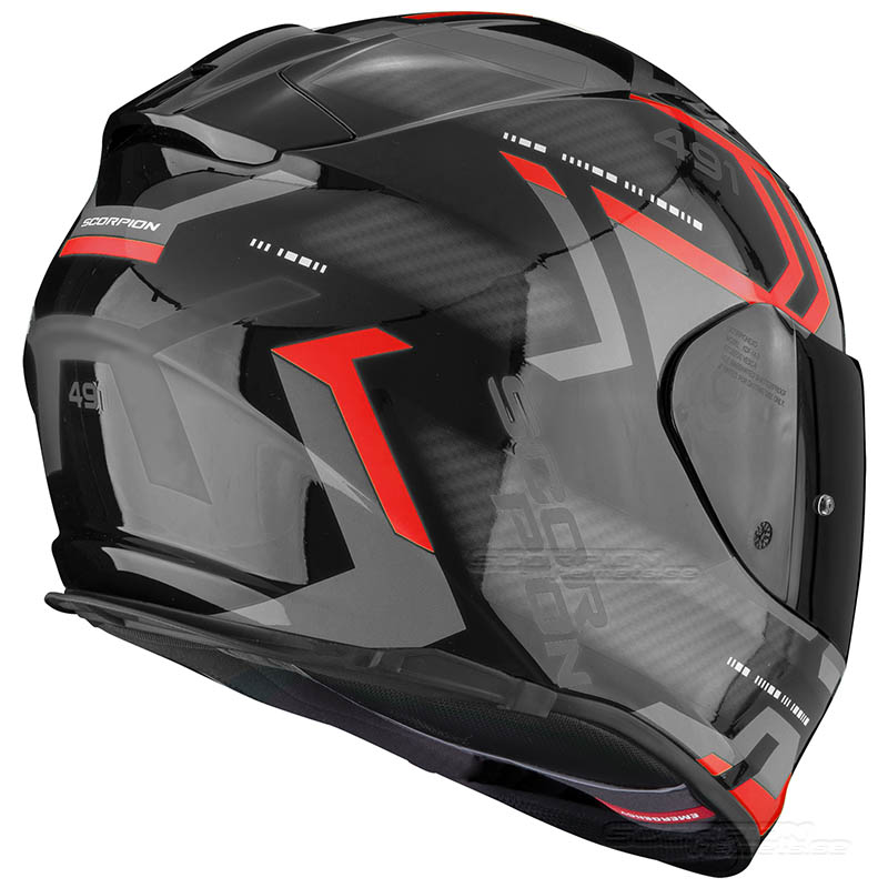Scorpion EXO-491 (Spin) Svart-Röd