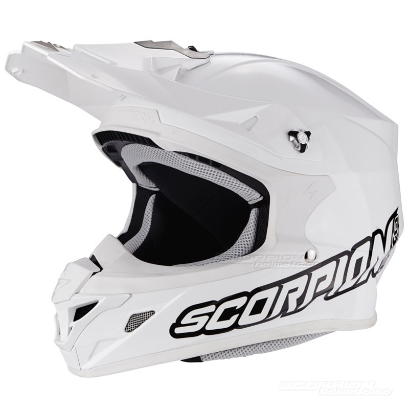 Scorpion VX-21 Crosshjälm MX/Race (Solid) Vit