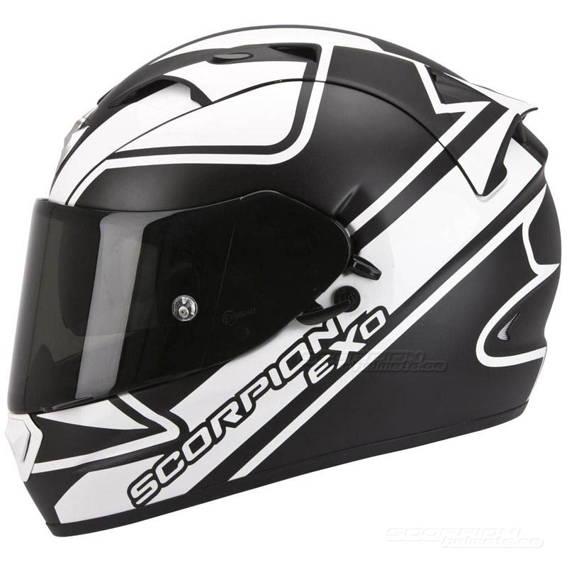 Scorpion EXO-1200 Hjälm (Freeway) Mattsvart, Vit