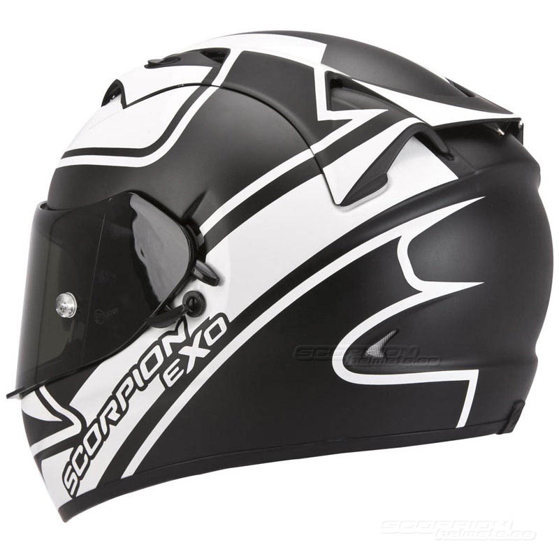 Scorpion EXO-1200 Hjälm (Freeway) Mattsvart, Vit