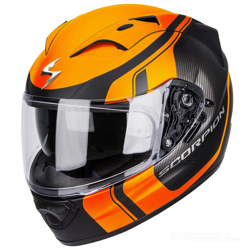 Scorpion EXO-1200 Hjälm (Stream Tour) Mattsvart, Orange