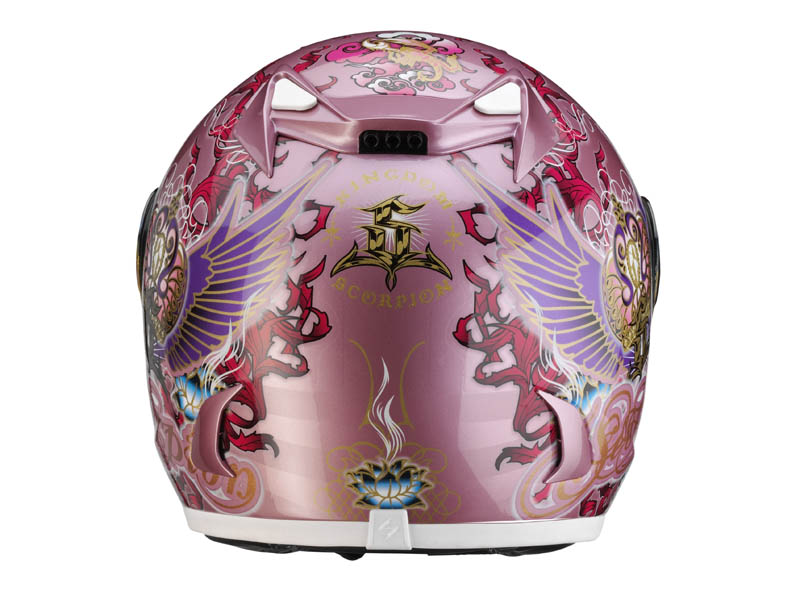 Scorpion EXO-750 Hjälm (Kingdom) Rosa, Metallic